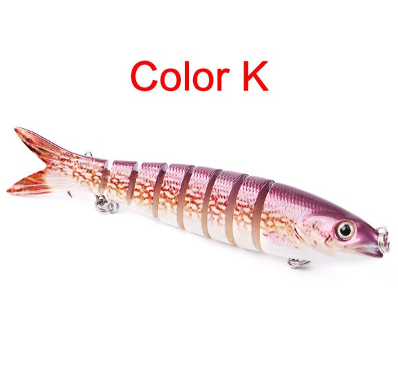 Pike Fishing Lures Artificial Multi Jointed Sections Hard Bait Trolling Pike Carp Fishing Tools