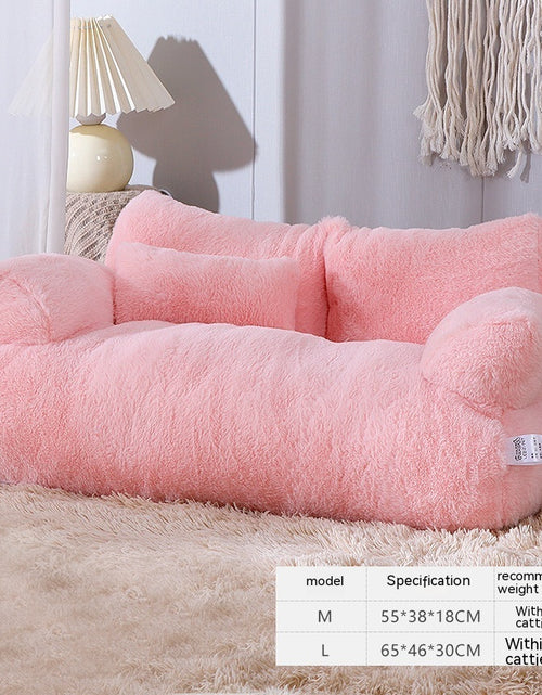 Load image into Gallery viewer, Luxury Cat Bed Sofa Winter Warm Cat Nest Pet Bed For Small Medium Dogs Cats Comfortable Plush Puppy Bed Pet Supplies
