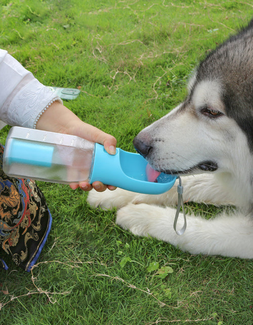 Load image into Gallery viewer, Portable Cat Dog Water Bottle Food Feeder Drinker Poop Dispenser 3 In 1 Leak-proof Multifunctional Dog Water Bottle Pet Products
