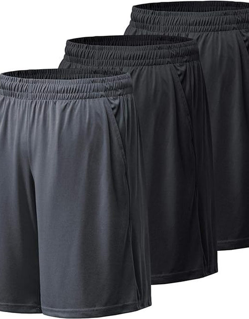 Load image into Gallery viewer, Men&#39;s Athletic Shorts Elastic With Pockets
