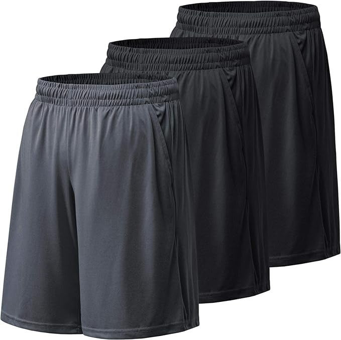 Men's Athletic Shorts Elastic With Pockets