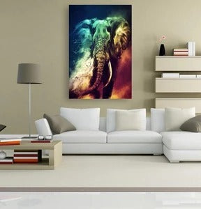 Load image into Gallery viewer, Art elephant diamond painting
