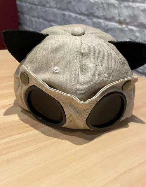 Load image into Gallery viewer, Mars Cartoon Pilot Hat With Sunglasses
