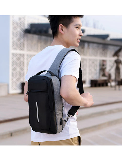 Load image into Gallery viewer, Anti-theft USB charging chest bag with you
