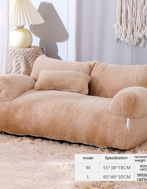 Load image into Gallery viewer, Luxury Cat Bed Sofa Winter Warm Cat Nest Pet Bed For Small Medium Dogs Cats Comfortable Plush Puppy Bed Pet Supplies
