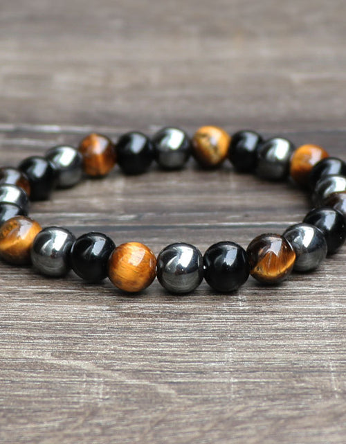 Load image into Gallery viewer, Tiger Eye Stone Bracelet Natural Stone Bracelet
