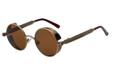 Load image into Gallery viewer, Austin Powers Vintage Round Metal Frame Sunglasses
