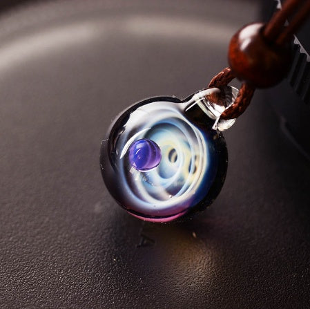 Load image into Gallery viewer, Cosmic Nebula Pendant Necklace
