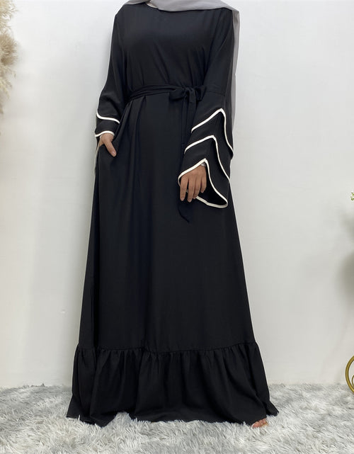 Load image into Gallery viewer, Muslim Fashion Dress At Hem For Women
