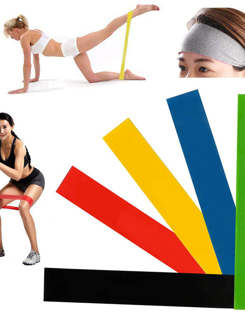 Load image into Gallery viewer, 5 Level Resistance Rubber Bands Yoga Training Elastic Bands
