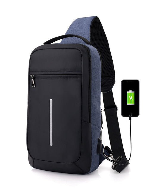 Load image into Gallery viewer, Anti-theft USB charging chest bag with you
