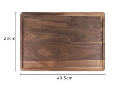 Load image into Gallery viewer, Black Walnut Wood Cutting Board Creative Whole Tray Fruit Chopping Cutting Board Wood Chopping Blocks For Kitchen
