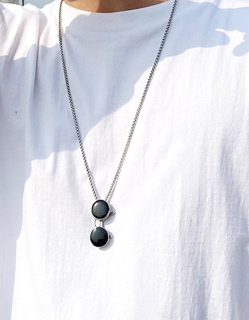 Load image into Gallery viewer, Personalized Hip-hop Sunglasses Necklace
