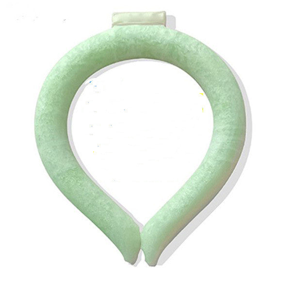 Neck Cooling Ring Ice Cushion Tube Heatstroke Prevention Cooling Tube Ice Reusable Neck Cooler Summer Equipments