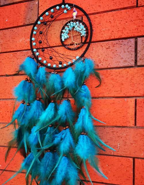 Load image into Gallery viewer, Tree Of Life Feather Home Decor Dream Catcher Wall Mount
