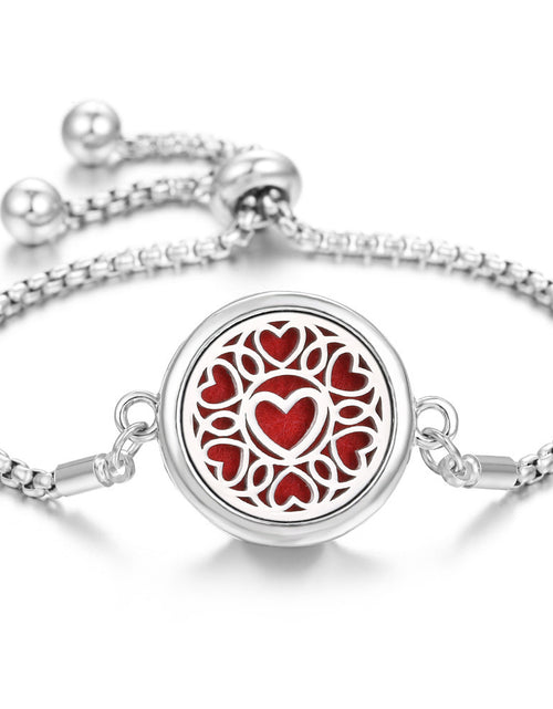 Load image into Gallery viewer, Hollow Stainless Steel Adjustable Aromatherapy Bracelet Jewelry
