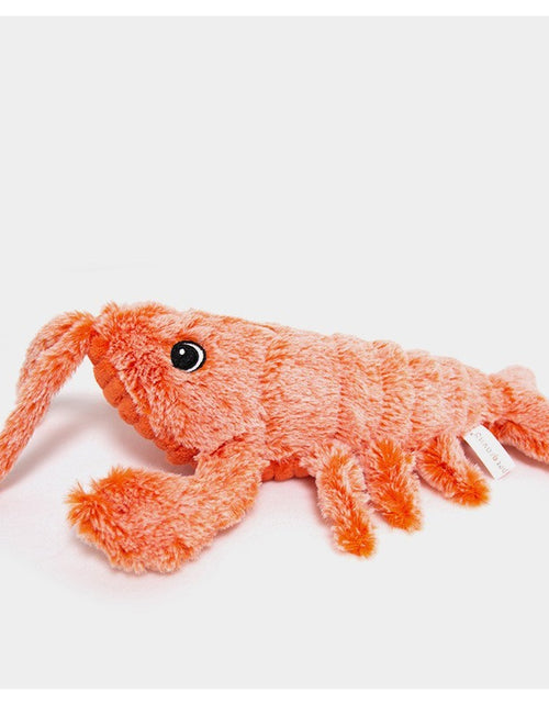 Load image into Gallery viewer, Pet Toys Electric Jumping Shrimp USB Charging Simulation Lobster Funny Cat Plush Pets Toy
