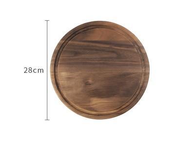 Load image into Gallery viewer, Black Walnut Wood Cutting Board Creative Whole Tray Fruit Chopping Cutting Board Wood Chopping Blocks For Kitchen
