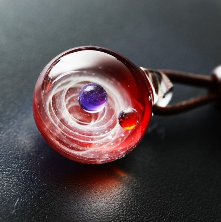 Load image into Gallery viewer, Cosmic Nebula Pendant Necklace
