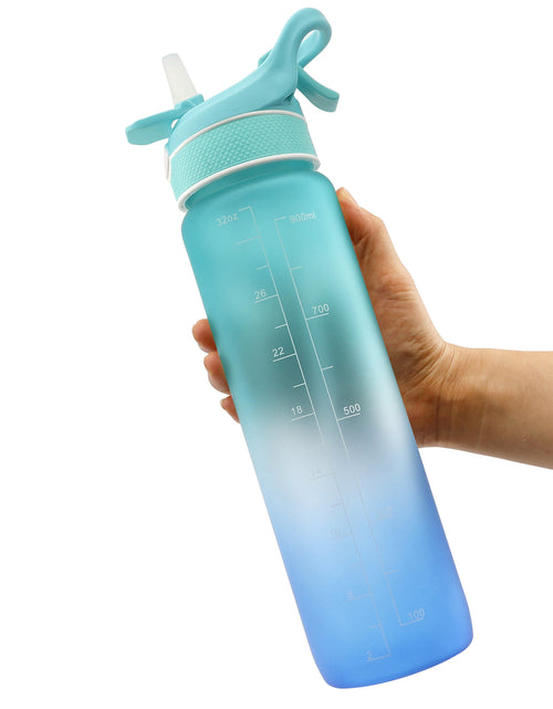 Load image into Gallery viewer, Water Bottle Scrub Bounce Cover Straw Space Cup Sports Water Bottle
