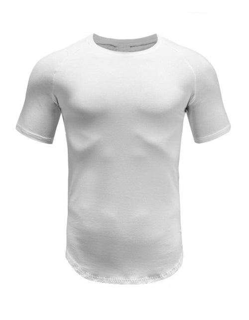 Load image into Gallery viewer, Solid Color Fitness Half Sleeve Bottoming Shirt
