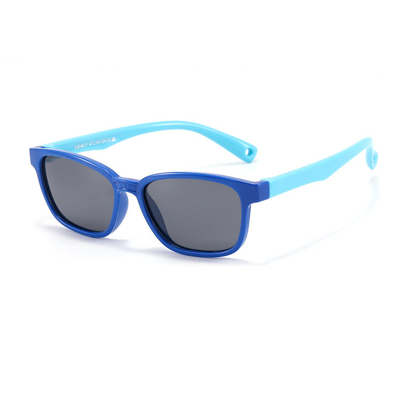 New Square Children's Silicone Sunglasses Polarized Sunglasses