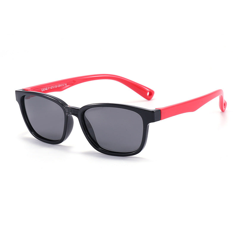 New Square Children's Silicone Sunglasses Polarized Sunglasses