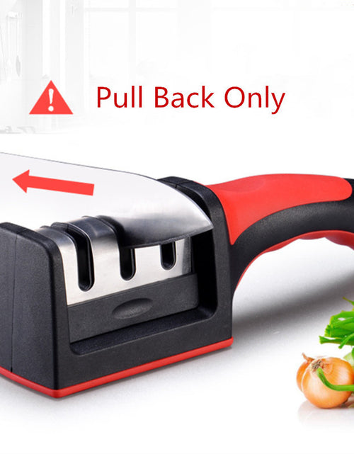 Load image into Gallery viewer, Professional Knife Sharpener Kitchen Sharpening Stone Whetstone Tungsten Steel Diamond Ceramic Kitchen Knifes Accessories
