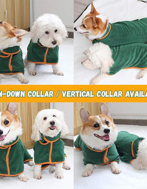 Load image into Gallery viewer, Absorbent Pet Bathrobe With Waist-wrapped Microfiber
