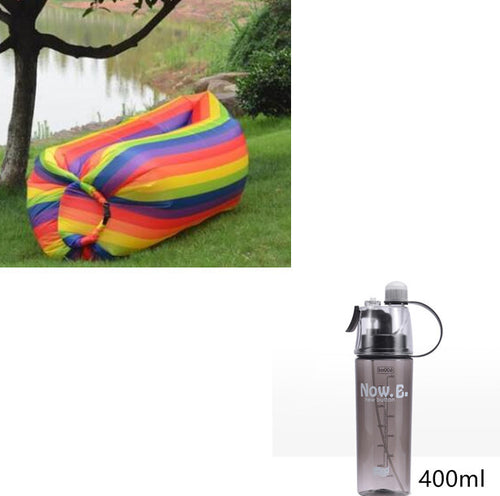 Load image into Gallery viewer, Inflatable Sofa Lazy Bag Camping Air Bed Lounger
