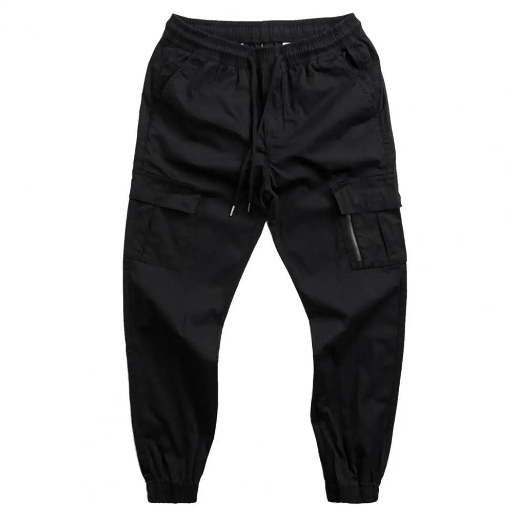 Fall Casual Pants Loose Tappered Pocket Men