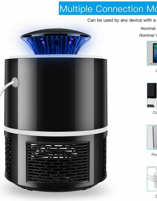 Load image into Gallery viewer, Electric UV Mosquito Killer Lamp Outdoor Indoor Fly Bug Insect Zapper Trap USB
