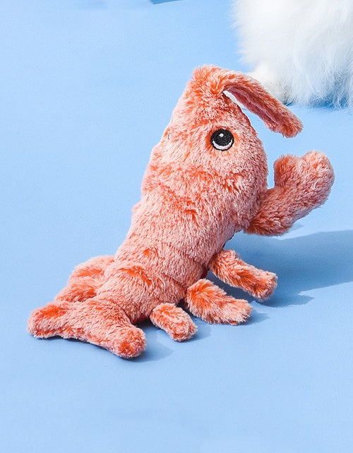 Load image into Gallery viewer, Pet Toys Electric Jumping Shrimp USB Charging Simulation Lobster Funny Cat Plush Pets Toy
