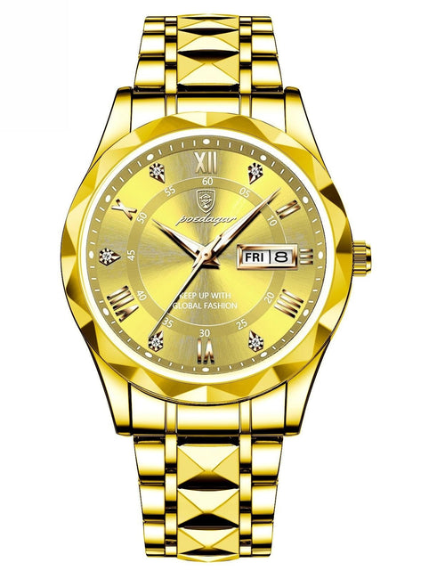 Load image into Gallery viewer, Men&#39;s Waterproof Double Calendar Luminous Quartz Watch
