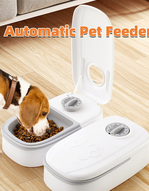 Load image into Gallery viewer, Automatic Pet Feeder Smart Food Dispenser For Cats Dogs Timer Stainless Steel Bowl Auto Dog Cat Pet Feeding Pets Supplies
