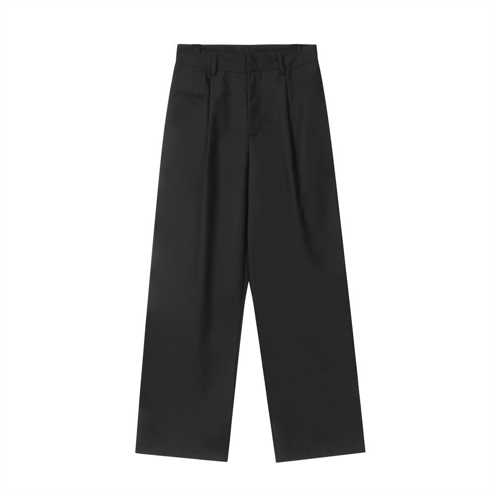 American High Street Casual Straight-leg Suit Pants Men