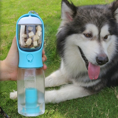 Load image into Gallery viewer, Portable Cat Dog Water Bottle Food Feeder Drinker Poop Dispenser 3 In 1 Leak-proof Multifunctional Dog Water Bottle Pet Products
