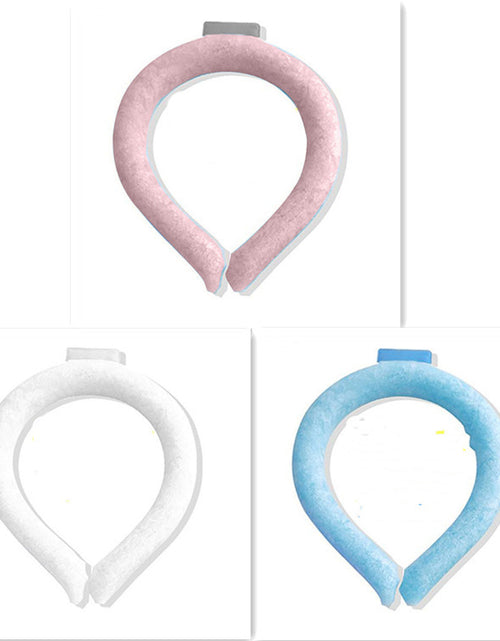 Load image into Gallery viewer, Neck Cooling Ring Ice Cushion Tube Heatstroke Prevention Cooling Tube Ice Reusable Neck Cooler Summer Equipments
