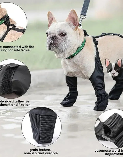 Load image into Gallery viewer, Waterproof Dog Shoes Adjustable Dog Boots Pet Breathbale Shoes For Outdoor Walking Soft French Dog Shoes Pets Paws Protector Pet Products
