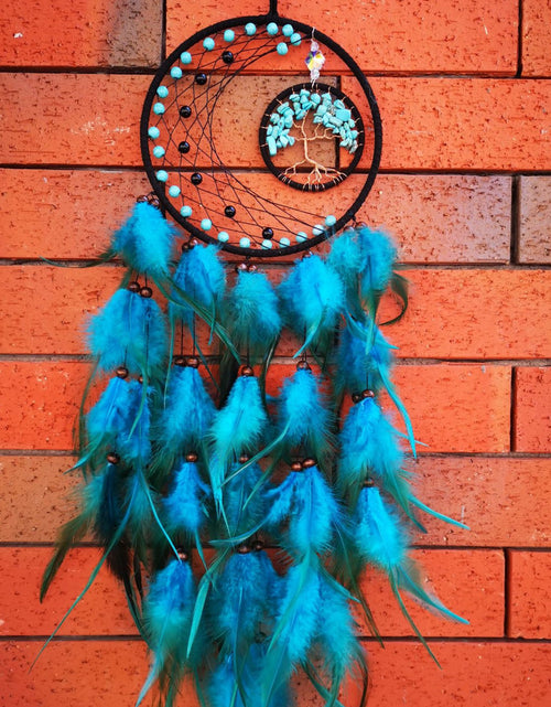 Load image into Gallery viewer, Tree Of Life Feather Home Decor Dream Catcher Wall Mount
