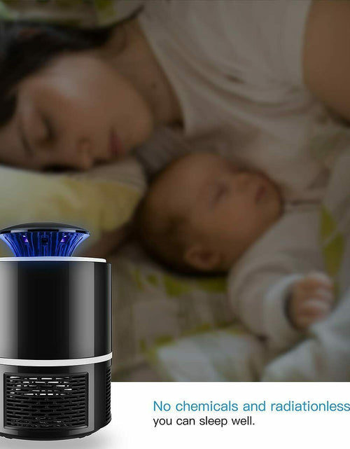 Load image into Gallery viewer, Electric UV Mosquito Killer Lamp Outdoor Indoor Fly Bug Insect Zapper Trap USB
