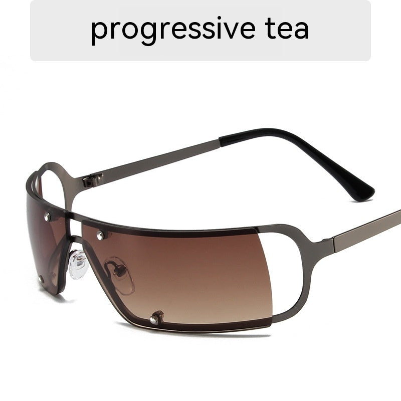 Future Technology Metal Sunglasses