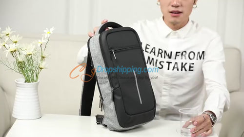 Load and play video in Gallery viewer, Anti-theft USB Charging Chest Bag
